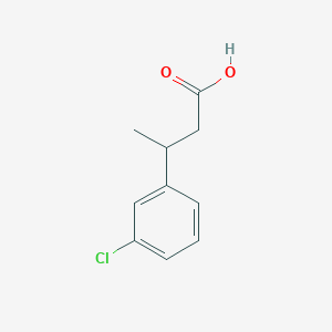 Benzenepropanoic acid, 3-chloro-beta-methyl- Benzenepropanoic acid, 3-chloro-beta-methyl-