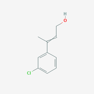2-Buten-1-ol, 3-(3-chlorophenyl)-, (2E)- 2-Buten-1-ol, 3-(3-chlorophenyl)-, (2E)-