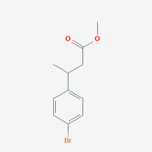 Benzenepropanoic acid, 4-bromo-beta-methyl-, methyl ester Benzenepropanoic acid, 4-bromo-beta-methyl-, methyl ester