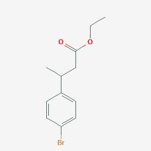 Benzenepropanoic acid, 4-bromo-beta-methyl-, ethyl ester Benzenepropanoic acid, 4-bromo-beta-methyl-, ethyl ester