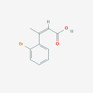 3-(2-bromophenyl)but-2-enoic acid 3-(2-bromophenyl)but-2-enoic acid