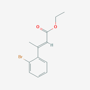 2-Butenoic acid, 3-(2-bromophenyl)-, ethyl ester