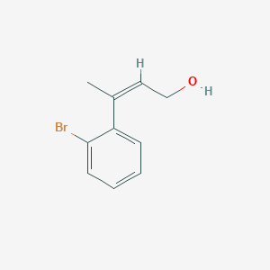 2-Buten-1-ol, 3-(2-bromophenyl)-, (2E)- 2-Buten-1-ol, 3-(2-bromophenyl)-, (2E)-