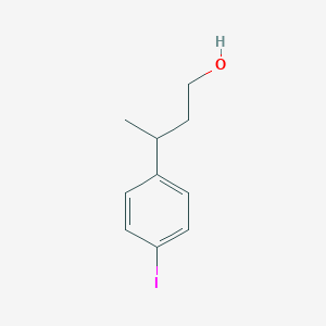 3-(4-iodophenyl)butan-1-ol 