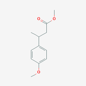 Benzenepropanoic acid, 4-methoxy-beta-methyl-, methyl ester