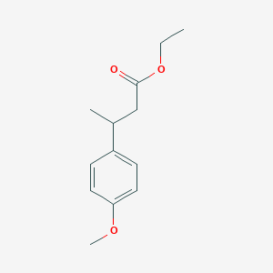 Benzenepropanoic acid, 4-methoxy-beta-methyl-, ethyl ester Benzenepropanoic acid, 4-methoxy-beta-methyl-, ethyl ester