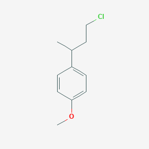 Benzene, 1-(3-chloro-1-methylpropyl)-4-methoxy- 