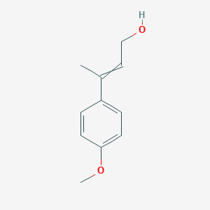 2-Buten-1-ol, 3-(4-methoxyphenyl)- 2-Buten-1-ol, 3-(4-methoxyphenyl)-