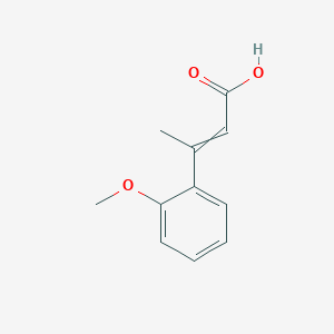 2-Butenoic acid, 3-(2-methoxyphenyl)-, (2E)- 2-Butenoic acid, 3-(2-methoxyphenyl)-, (2E)-