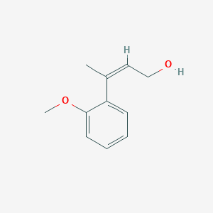 2-Buten-1-ol, 3-(2-methoxyphenyl)- 2-Buten-1-ol, 3-(2-methoxyphenyl)-
