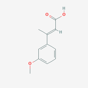 2-Butenoic acid, 3-(3-methoxyphenyl)- 2-Butenoic acid, 3-(3-methoxyphenyl)-