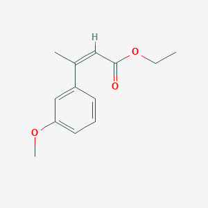 2-Butenoic acid, 3-(3-methoxyphenyl)-, ethyl ester