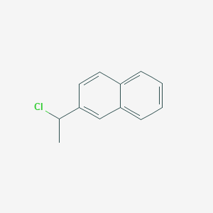  Naphthalene, 2-(1-chloroethyl)- 