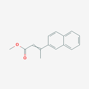 2-Butenoic acid, 3-(2-naphthalenyl)-, methyl ester 2-Butenoic acid, 3-(2-naphthalenyl)-, methyl ester