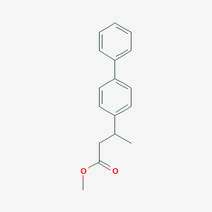 [1,1'-Biphenyl]-4-propanoic acid, beta-methyl-, methyl ester