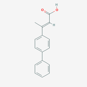 2-Butenoic acid, 3-[1,1'-biphenyl]-4-yl-