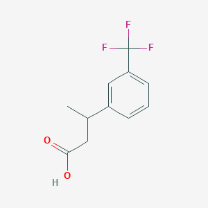Benzenepropanoic acid, beta-methyl-3-(trifluoromethyl)- 