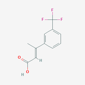 2-Butenoic acid, 3-[3-(trifluoromethyl)phenyl]-