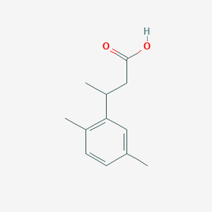 Benzenepropanoic acid, beta,2,5-trimethyl- Benzenepropanoic acid, beta,2,5-trimethyl-