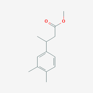 Benzenepropanoic acid, beta,3,4-trimethyl-, methyl ester