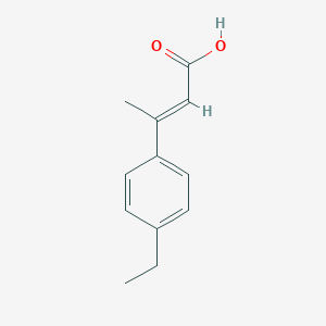 3-(4-ethylphenyl)but-2-enoic acid 3-(4-ethylphenyl)but-2-enoic acid