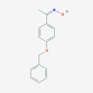 Ethanone, 1-[4-(phenylmethoxy)phenyl]-, oxime 