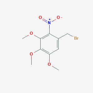 Benzene, 1-(bromomethyl)-3,4,5-trimethoxy-2-nitro-