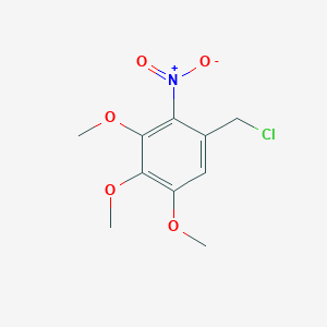Benzene, 1-(chloromethyl)-3,4,5-trimethoxy-2-nitro-