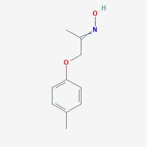 2-Propanone, 1-(4-methylphenoxy)-, oxime 2-Propanone, 1-(4-methylphenoxy)-, oxime