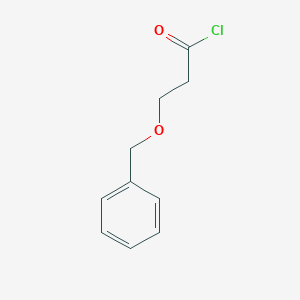 Propanoylchloride,3-(phenylmethoxy)- Propanoylchloride,3-(phenylmethoxy)-