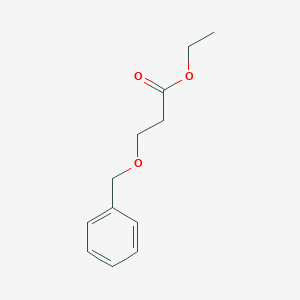 Propanoic acid, 3-(phenylmethoxy)-, ethyl ester 