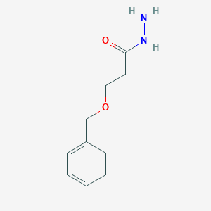 Propanoic acid, 3-(phenylmethoxy)-, hydrazide Propanoic acid, 3-(phenylmethoxy)-, hydrazide