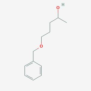 2-Pentanol, 2-methyl-5-(phenylmethoxy)- 2-Pentanol, 2-methyl-5-(phenylmethoxy)-