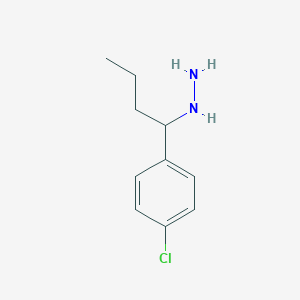 Hydrazine, [1-(4-chlorophenyl)butyl]- 